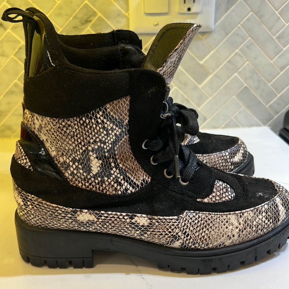 Snakeskin boots